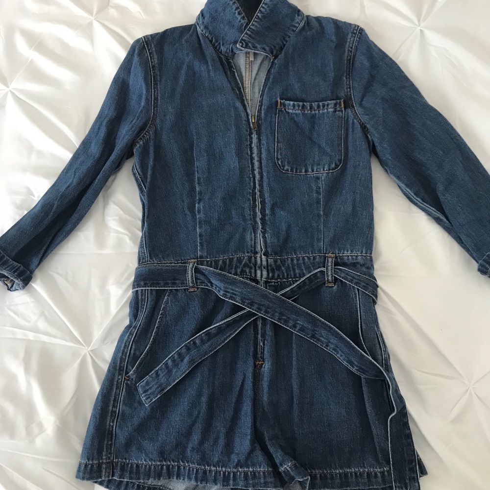 Free People Jean Romper